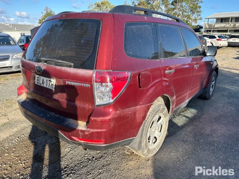 Subaru Forester SH 2009 Red 2.5L Petrol AWD Auto - Rear Bumper Bar