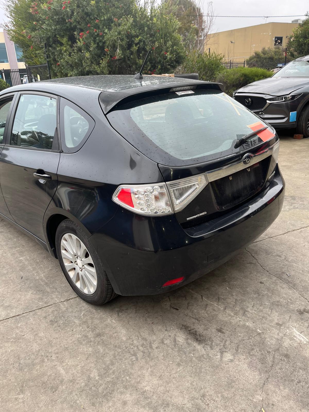 Wrecking/Dismantling SUBARU IMPREZA GH 2009 Black 2L PETROL AWD AUTO - ACW249