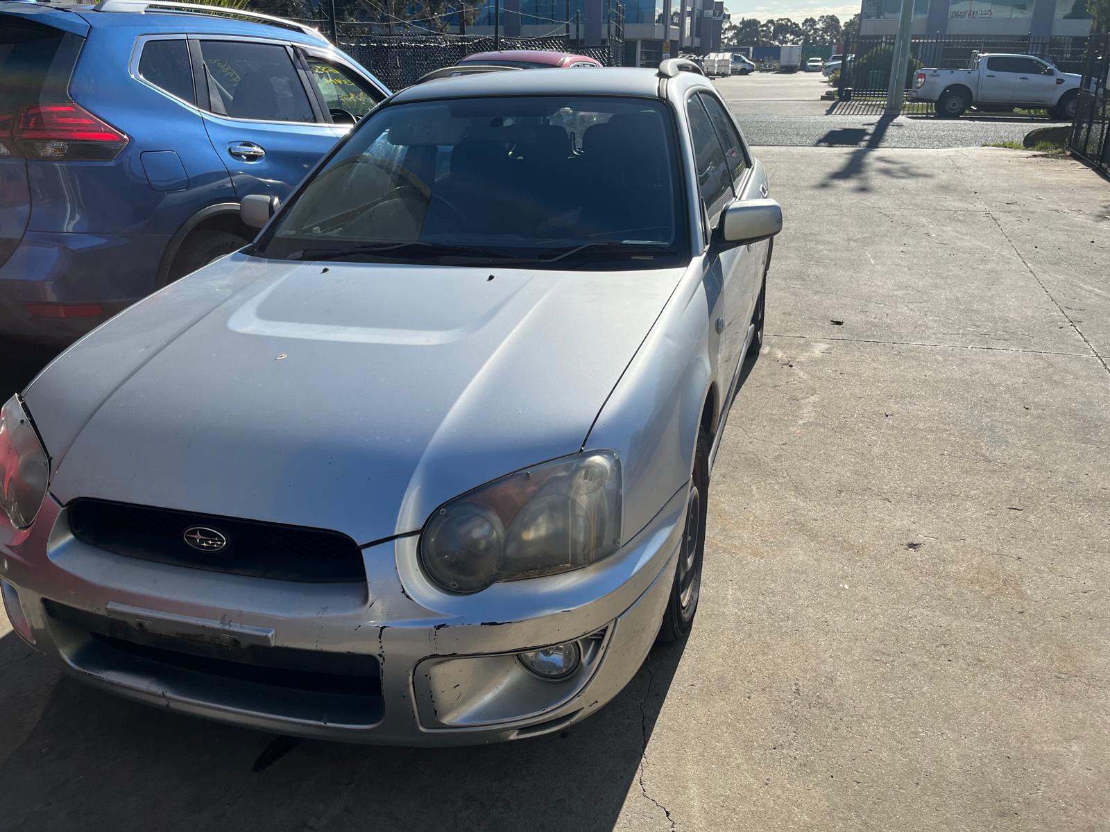 Wrecking/Dismantling Subaru Impreza GG hatch 2005 silver 2.5L Petrol  - ACW270